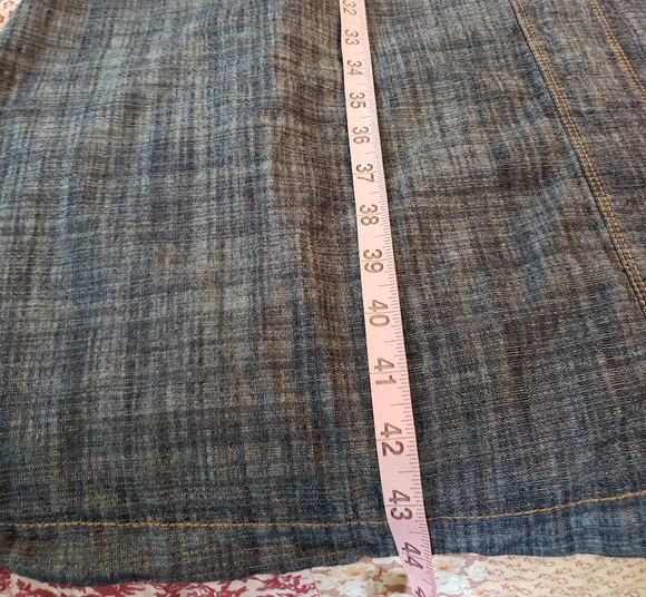 Liz Claiborne Denim Sleeveless V-Neck Sundress - Picture 6 of 6